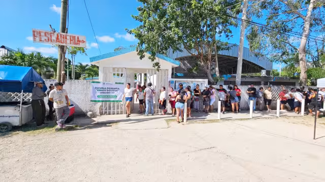 Elementos de Seguridad estuvieron en las casillas para vigilar que todo estuviera en orden; no se reportó algo fuera de lo común