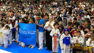 Arrancó el Intercolegial de Taekwondo en el Kuchil Baxal de Cancún 