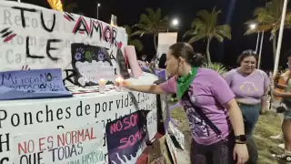 Mujeres marchan para recordar a Elizabeth, víctima de feminicidio
