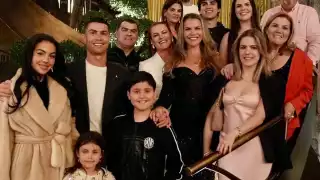 Cristiano celebró al lado de sus seres queridos