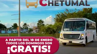 Tres rutas serán las que aplicarán para el servicio gratuito