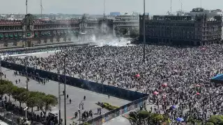 Se da seguimiento a la protesta de la generación Z en la CDMX