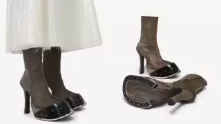 Estas son las famosas botas de pezuña que valen más de 50 mil pesos mexicanos