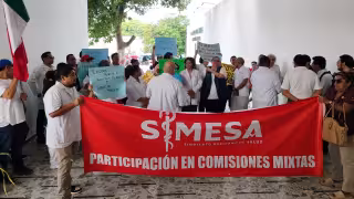 IMSS-Bienestar enfrenta amenaza de nuevas protestas en Campeche por demandas sindicales