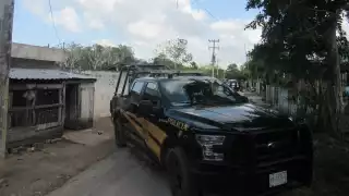  La Policía atendió el atraco en la calonia Lázaro Cárdenas en Tizimín