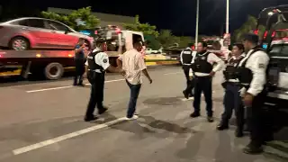 Filtro de alcoholímetro en Campeche deja seis detenidos y retención de ocho vehículos