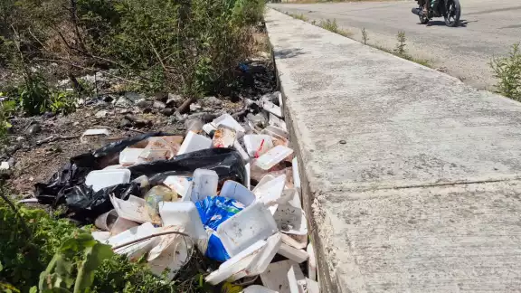 El Ayuntamiento limpia en ocasiones, pero luego llegan personas para tirar más desperdicios. El Ayuntamiento limpia en ocasiones, pero luego llegan personas para tirar más desperdicios.