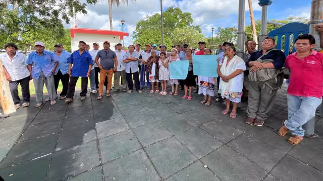 Una vez más, ejidatarios de Popolnah exigen al Gobierno de Quintana Roo una indemnización