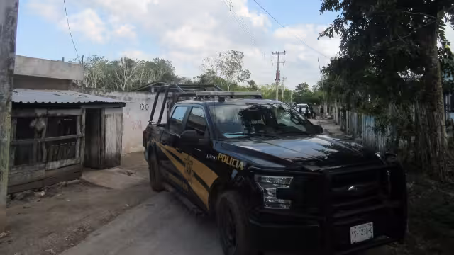  La Policía atendió el atraco en la calonia Lázaro Cárdenas en Tizimín