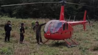 Helicóptero turístico aterriza de emergencia en Temozón por una falla mecánica