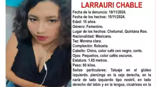 Desaparece menor de edad en Chetumal
