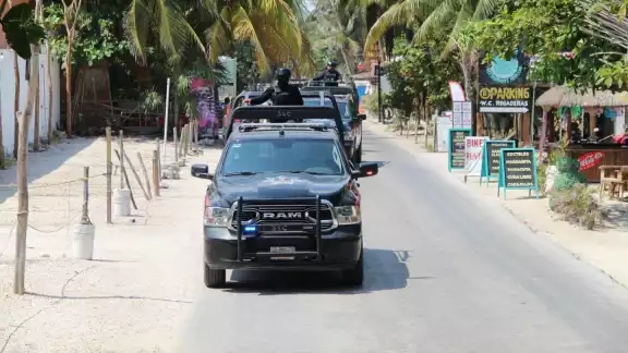 El operativo en Bacalar se realiza por tierra y aire El operativo en Bacalar se realiza por tierra y aire