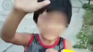 Autoridades aseguran a niño en Solidaridad quien es presunta víctima de maltrato.