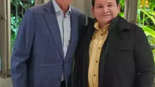 Gobernador Joaquín Díaz Mena se reúne con Quirino Ordaz, embajador de México en España