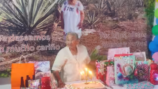 Emotivo festejo para doña Wachina, una de las mujeres más longevas de Suma de Hidalgo