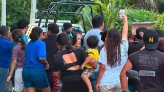 Habitantes de La Joya someten a hombre señalado por robo al sistema de agua potable
