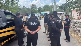 Calor en Yucatán cobra la vida de un agente de la SSP durante operativo de búsqueda en Maxcanú