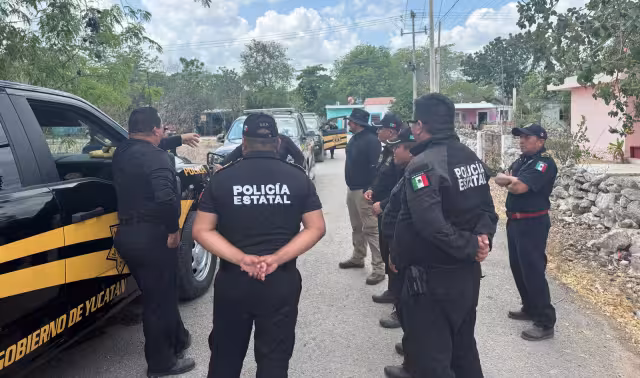 Policía de la SSP muere tras sufrir afectaciones por el intenso calor en monte de Maxcanú
