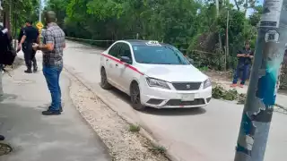 Hombres armados ejecutan a un taxista en Tulum