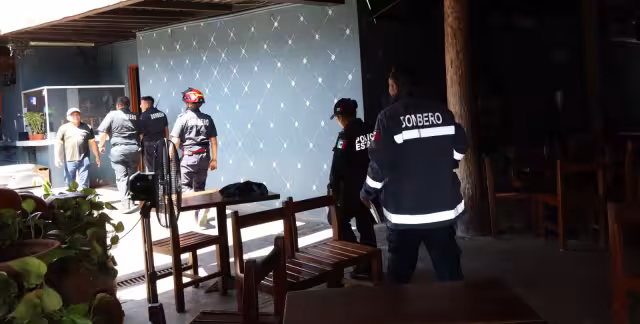 Bomberos de la SSP se encargaron de lo ocurrido