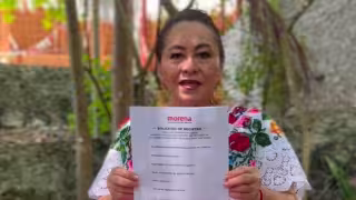 María Juliana May Esquivel se registró para la coordinación de Morena en Felipe Carrillo Puerto.