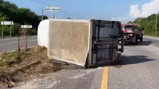 Durante el accidente no se reportaron lesionados o víctimas mortales