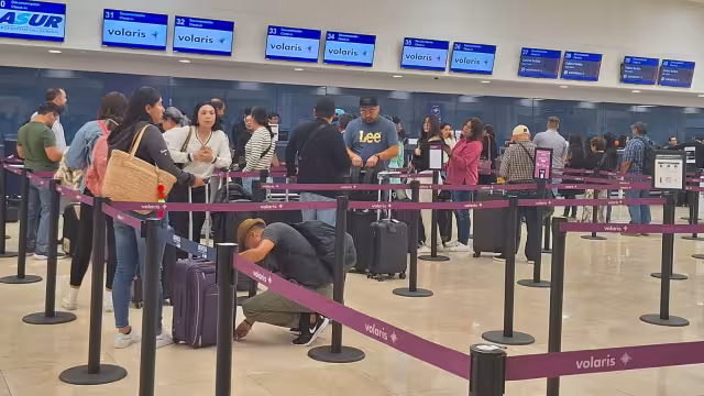 Hay un vuelo demorado hasta el momento en el aeropuerto de Mérida
