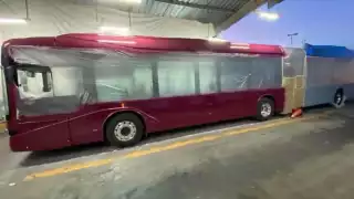 Las unidades articuladas de Va y Ven serían las pintadas de color guinda