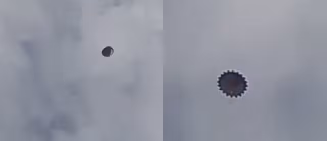 Usuarios han comparado al supuesto OVNI con un globo de cantoya