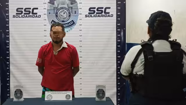 El sujeto fue puesto a disposición de la FGE Quintana Roo