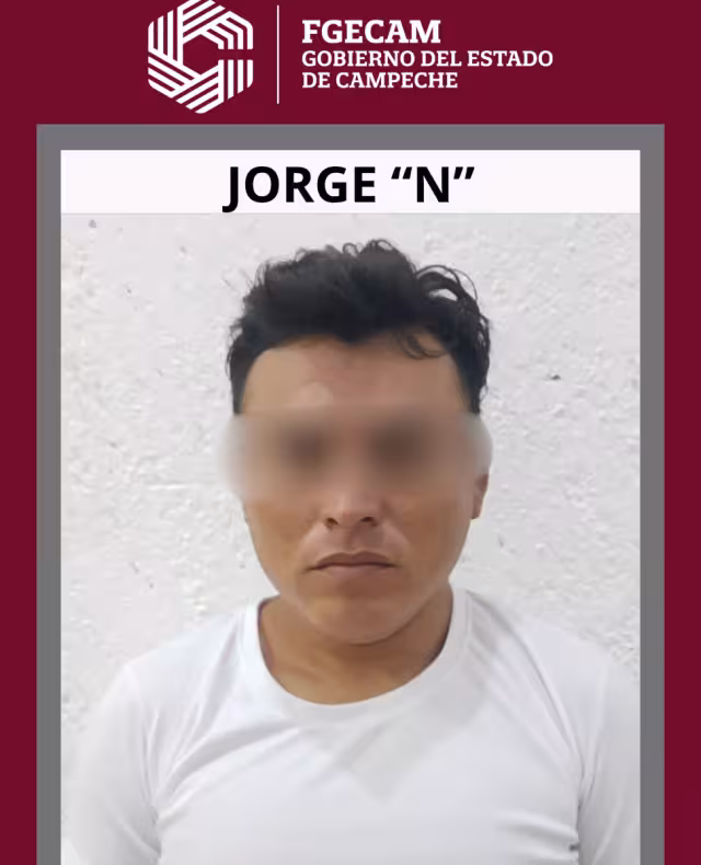 Jorge “N” fue sentenciado a 21 años y seis meses de prisión en Campeche.