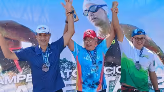 Nadador campechano se corona campeón nacional en aguas abiertas Master 2026