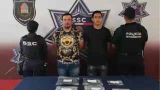 La Secretaría de Seguridad Ciudadana presentó a algunos de los detenidos.
