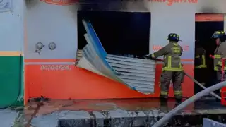 Vecinos de la Supermanzana 308 logran evitar incendio de tortillería en Cancún.