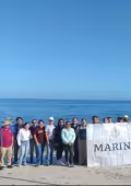 Un total de 160 kilogramos de desechos fueron retirados del balneario Playa Bonita en Campeche.