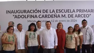 El gobernador Joaquín Díaz Mena encabezó la entrega de las obras