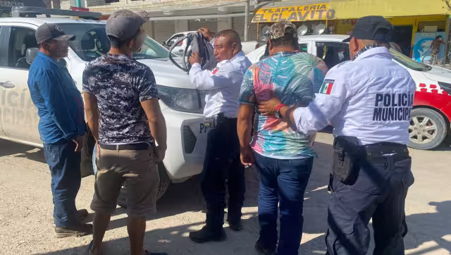 Cuatro hombres fueron detenidos por la SPSC por presuntamente drogarse e ingerir bebidas alcohólicas