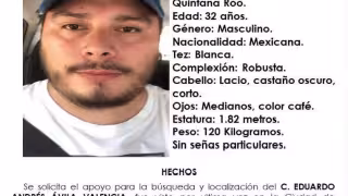 Localizan con vida a Eduardo Andrés, hombre reportado como desaparecido en Chetumal