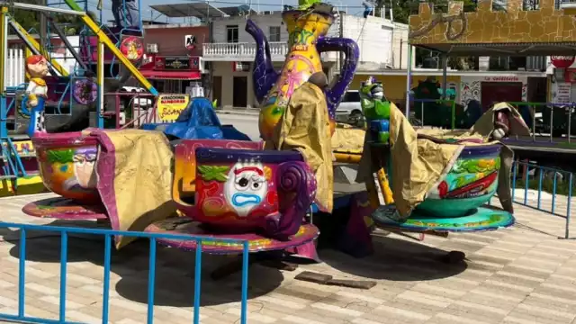 Así lucen los juegos que formarán parte de la feria de Progreso