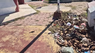 Quiosco costero de Champotón, en abandono total