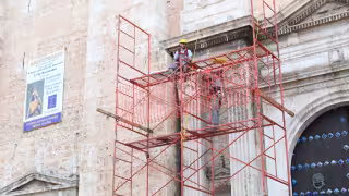 Las labores que actualmente se llevan a cabo responden a la antigüedad del edificio católico