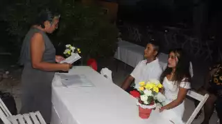 Hace casi tres décadas que no se llevaba a cabo una boda en la comisaría de San Antonio Xiat