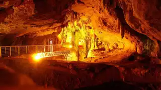 Las grutas están envueltas en una fascinante leyenda maya.