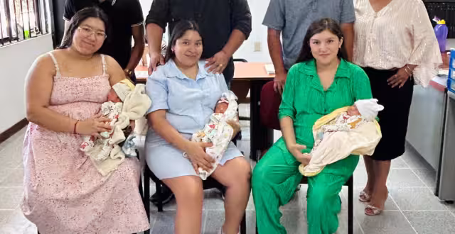 Tres hermanas de Altamira dan a luz el mismo día y sorprenden a todos con la coincidencia.