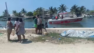 Falla en motor deja varados a pescadores de Telchac Puerto
