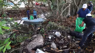 Limpieza de canales en Progreso busca reducir riesgos de inundación en temporada de lluvias