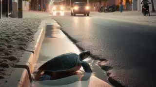 Las tres especies de tortugas marinas que generalmente desovan en Yucatán se encuentran en Peligro de Extinción