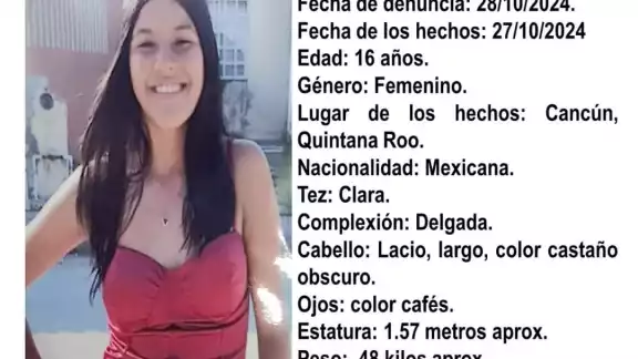 FGE acciona alerta AMBER por la menor Kenia Citlali Maldonado Longoria.