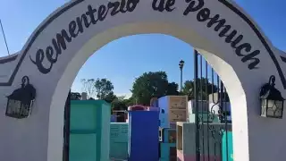El cementerio de Pomuch fue parte de la primera etapa de rehabilitación