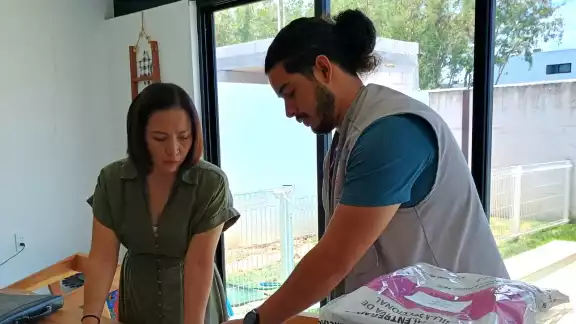 Los paquetes contienen boletas, actas, documentación y todo lo necesario para el próximo domingo